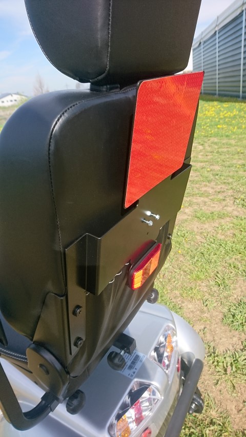 Heckmarkierungstafel mit Kennzeichenhalter